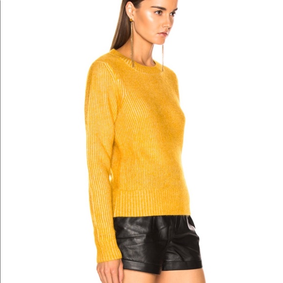 FRAME
Mohair Crew mustard Sweater - Picture 2 of 8